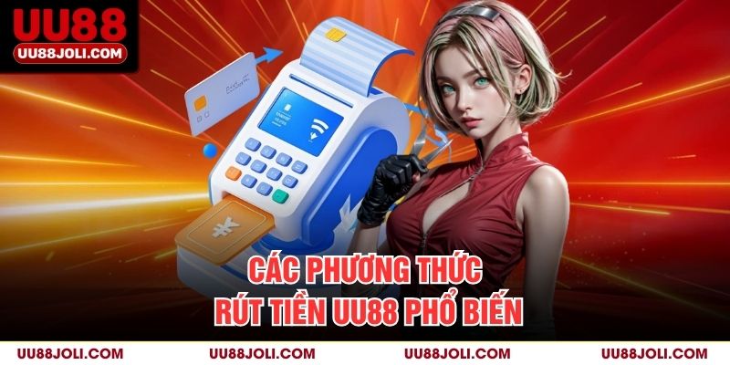Các phương thức rút tiền uu88 phổ biến